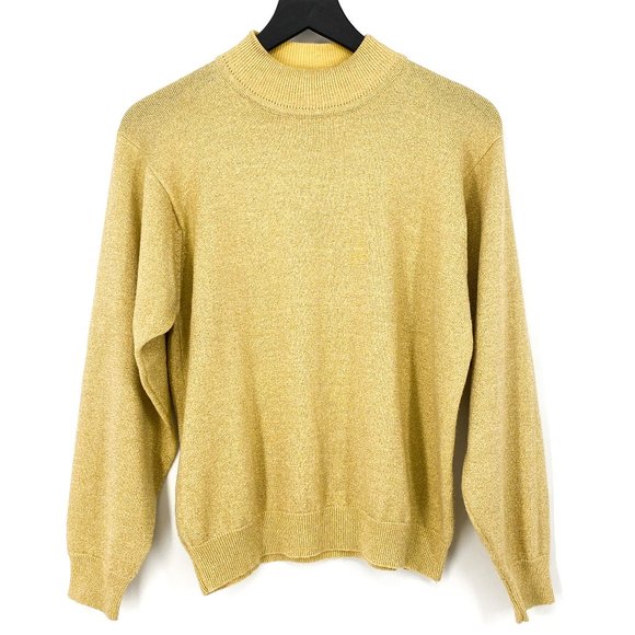 Vintage KORET Metallic Gold Sweater - Picture 1 of 16